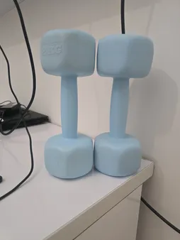 دمبل رادیس فیت مدل RPHF-2000P وزن 2 کیلوگرم بسته بندی دو عددی