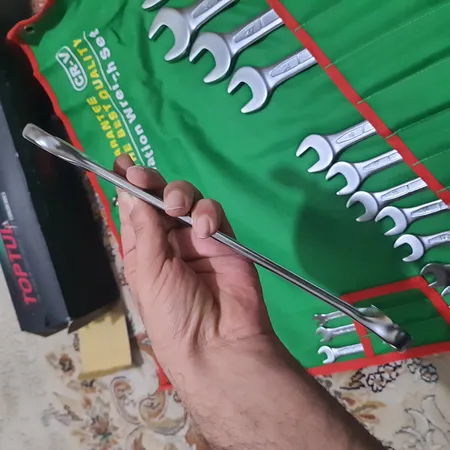 مجموعه 16 عددی آچار یکسر تخت یکسر رینگ تاپ تول مدل GAAA1604