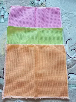 دستمال آشپزخانه مدل flower f بسته 3 عددی