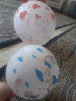 بادکنک تولد مدل باران بسته سه عددی