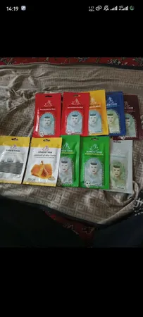 ماسک صورت آمستریس مدل میوه ای وزن 25 گرم بسته 10 عددی