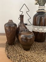 گلدان چوبی مدل آرتی بسته 3 عددی