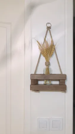 دسته گل خشک مدل خوشه گندم کد 20