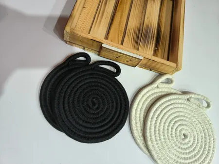 زیر لیوانی مدل حلقه مجموعه 2 عددی