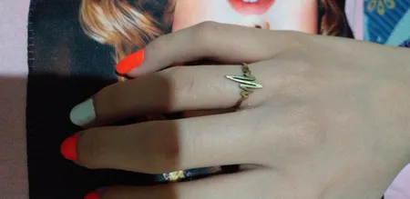 انگشتر زنانه طرح ضربان کد RKH_775