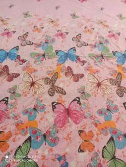 پارچه ملحفه کوکو جم مدل پروانه