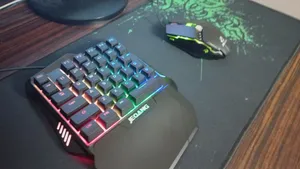 تجریه خرید مینی کیبورد و ماوس گیمینگ جکنگ مدل JK-913، سوییچ ممبران، نورپردازی RGB LED