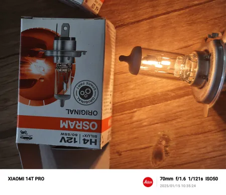 لامپ خودرو اسرام مدل H4 12V 60/55 W 64193