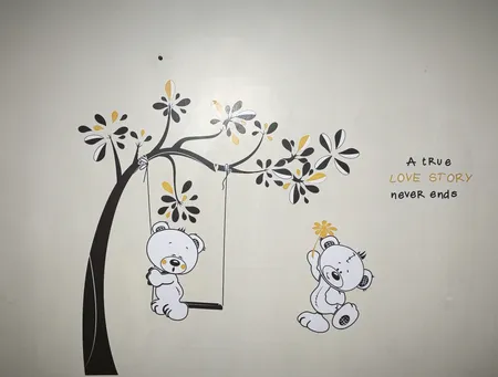 استیکر دیواری اتاق کودک مدل ted