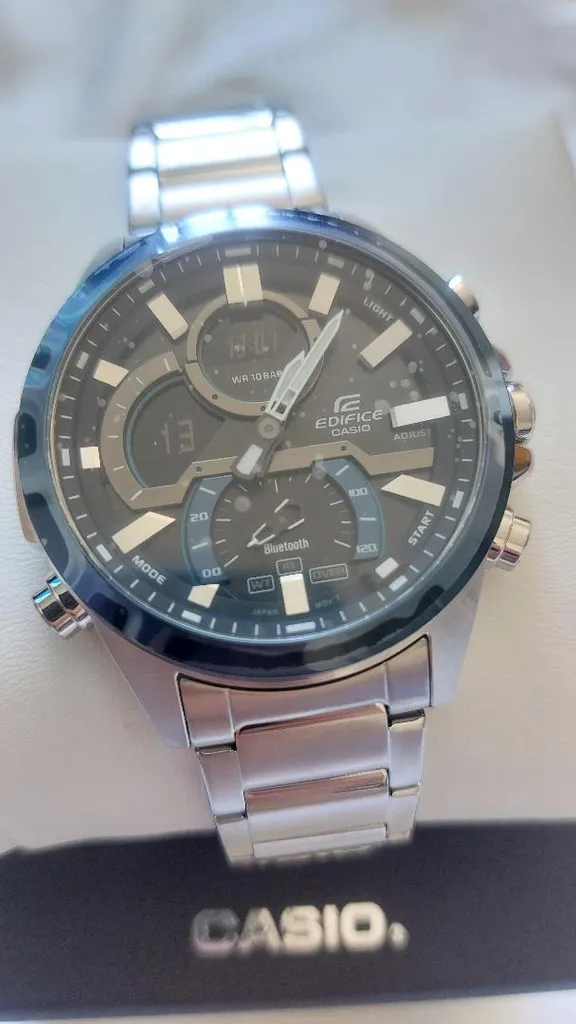 ساعت مچی عقربه‌ای کوارتز مردانه کاسیو مدل ECB-30DB-1ADF