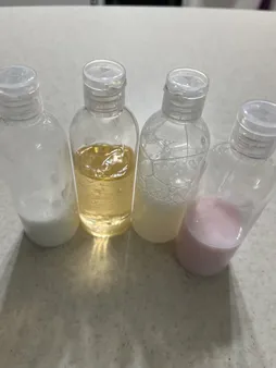 بطری و محفظه کرم مدل F مجموعه 5 عددی