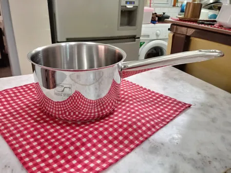 شیر جوش پارس استیل مدل کف سه لایه کد 140 سایز 14