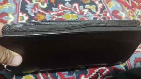 کیف دسته چک چرم بارز مدل DM76