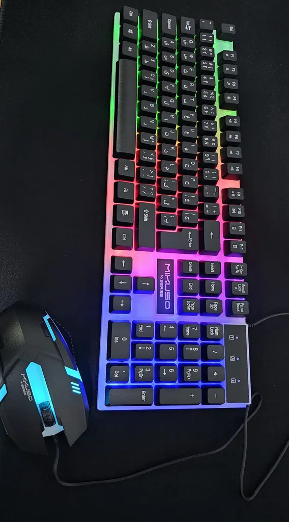 کیبورد و ماوس با سیم میکاسو مدل XK-01