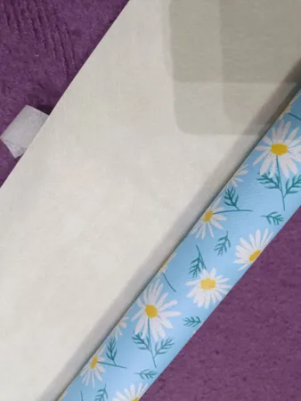 چرم مصنوعی طرح گل بابونه مدل FLA190816