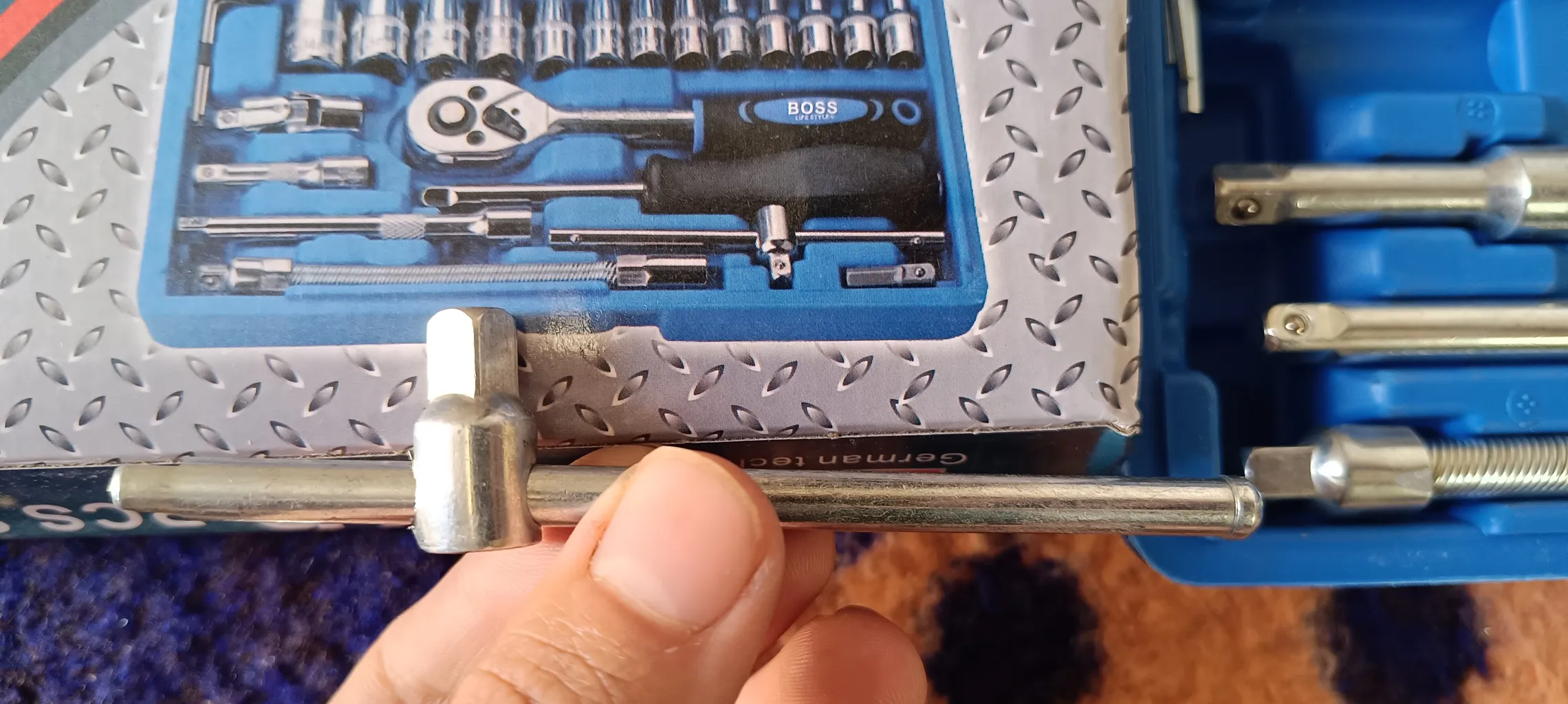 مجموعه 46 عددی آچار و سری بکس باس کد 46s