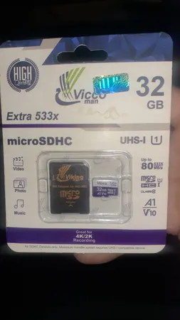 کارت حافظه microSDHC ویکو من مدل Extre533X کلاس 10 استاندارد UHS-I U1 سرعت 80MBps ظرفیت 32گیگابایت همراه کارت خوان