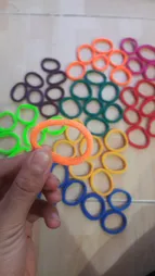 کش مو دخترانه آی جواهر مدل K103 مجموعه 50 عددی