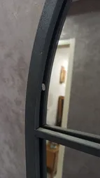 آینه مدل قدی فلزی طرح تاج پایه دار F-180