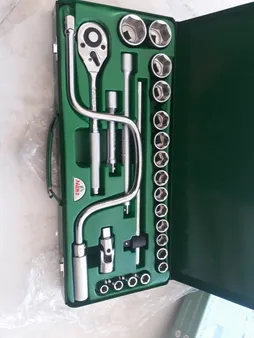 مجموعه 24 عددی آچار بکس هنس مدل 4624-6MT