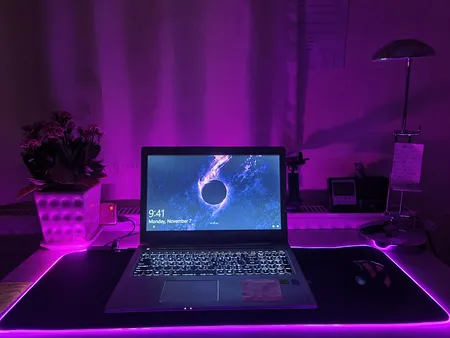 ماوس پد مخصوص بازی مدل RGB 80x30