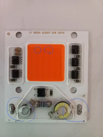 چیپ لامپ رشد گیاه 50 وات مدل SA300