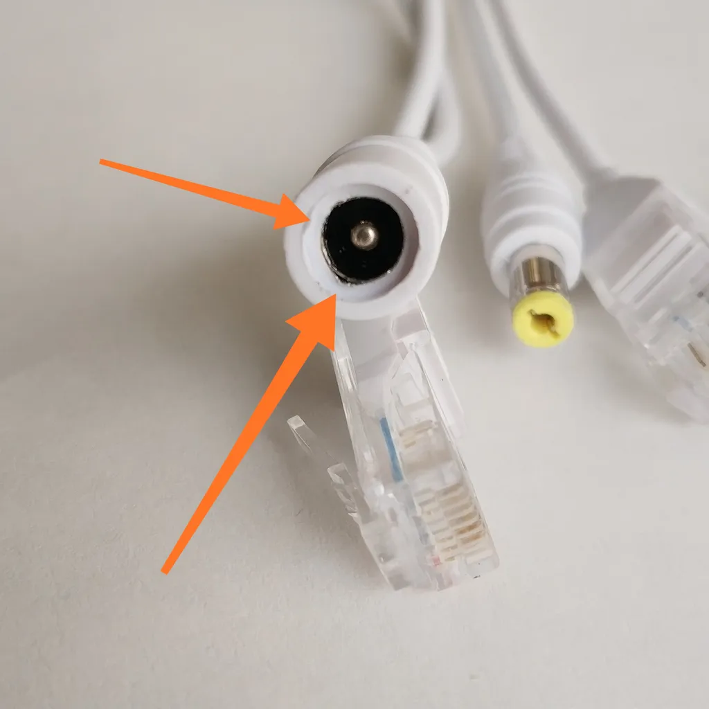 آداپتور POE مدل RJ45 بسته 4 عددی