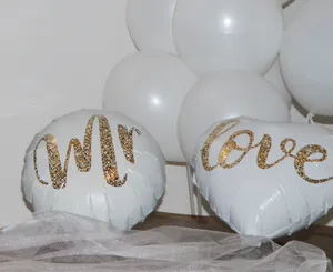 تجریه خرید بادکنک فویلی لاکی بالونز مدل white love