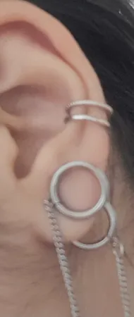 پیرسینگ گوش زنانه پایتخت مدل PS223_A