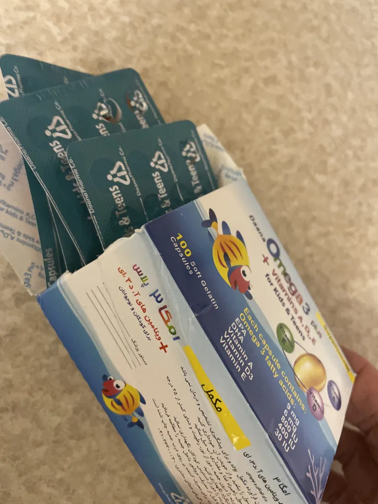 کپسول امگا 3 پلاس داروسازی دانا بسته 100 عددی