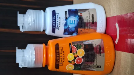 کرم روشن کننده سورفین مدل ویتامین سی حجم 125 میلی لیتر به همراه کرم شب سورفین مدل ویتامین E