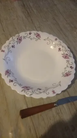 بشقاب خورش خوری پارس اپال مدل لیندا کد 124P بسته 6 عددی