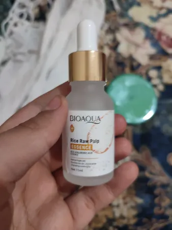 سرم پوست بایو آکوا مدل Rice Raw Pulp Hyaluronic Acid حجم 15 میلی لیتر