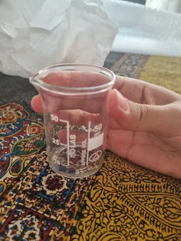 بشر آزمایشگاه مدل beaker ظرفیت 50 میلی لیتر