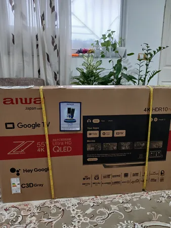 تلویزیون 55 اینچ کیو ال ای دی هوشمند آیوا مدل ZQ-GC3D55UHD