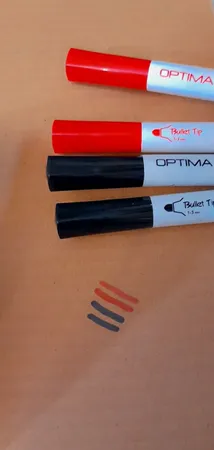 ماژیک وایت برد گرد کنکو مدل اپتیما بسته 4 عددی