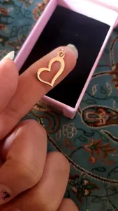 تجریه خرید آویز گردنبند طلا 18 عیار زنانه کد p115