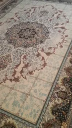 فرش ماشینی سهند کد VF20.5K زمینه کرم