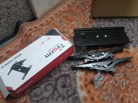 پایه دیواری تلویزیون مدل براکت محرک مناسب برای تلویزیون های 17 تا 43 اینچ