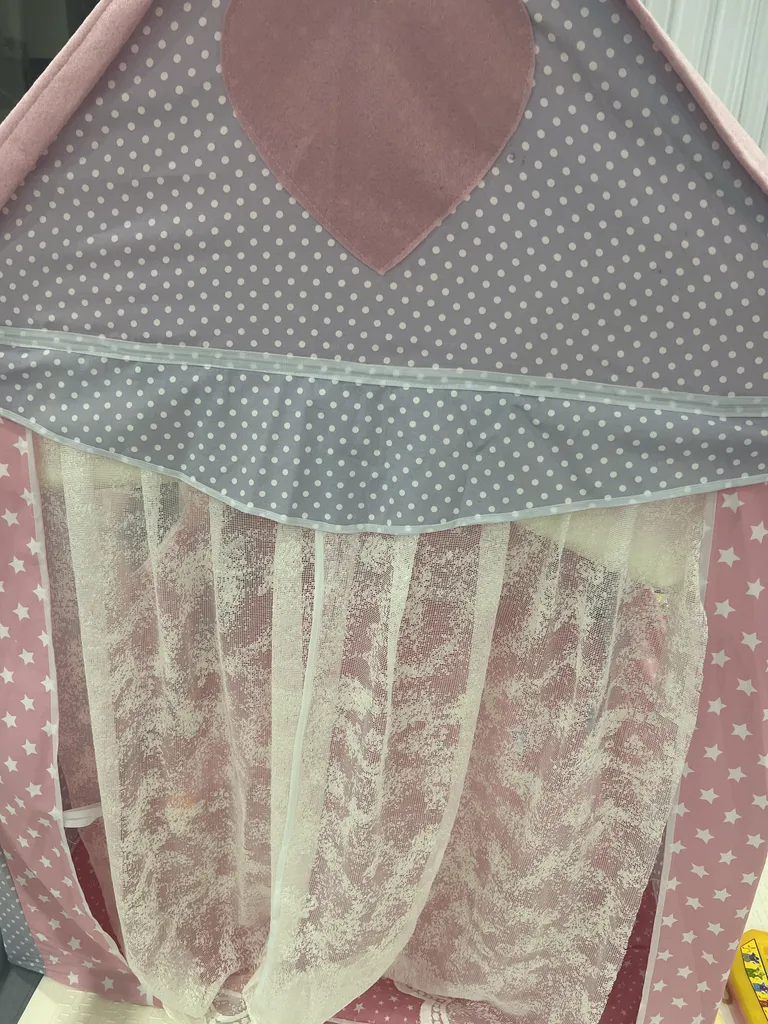 چادر بازی کودک مدل ستاره خالدار