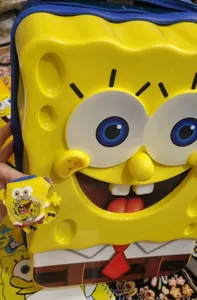 تجریه خرید ساعت مچی عقربه ای بچگانه مدل باب اسفنجی عروسکی کد 904