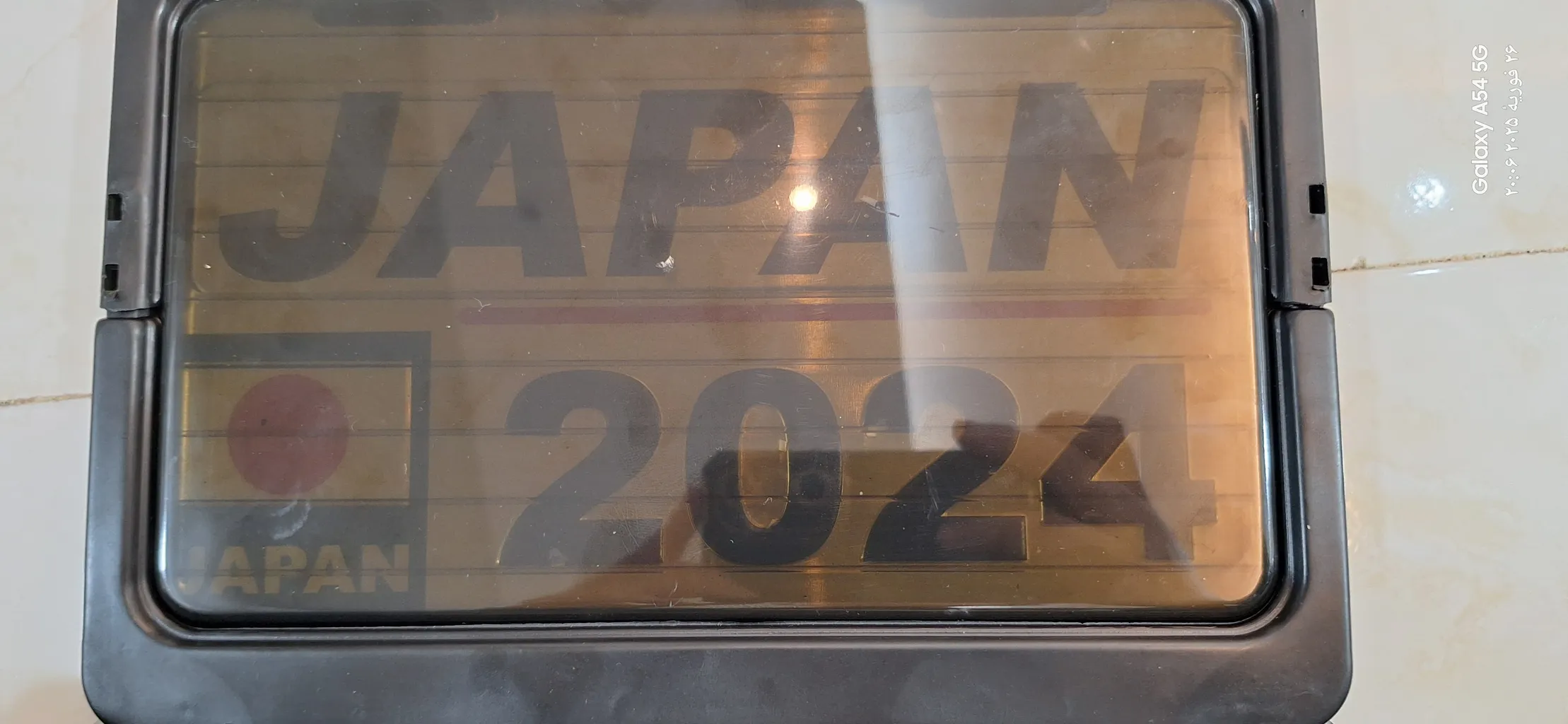 پلاک تزئینی دوچرخه طرح JAPAN