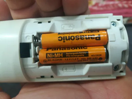 باتری نیم قلم شارژی AAA تلفن بی سیم مدل BK-4LDAW/2BT