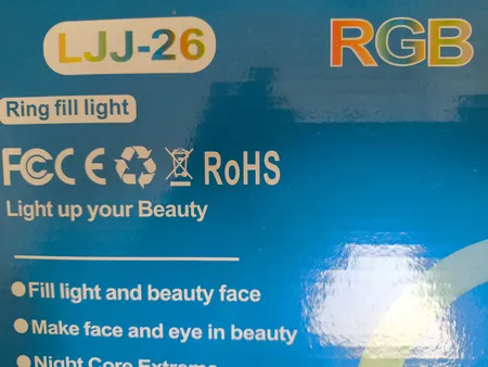 رینگ لایت مدل LJJ-26K RGB