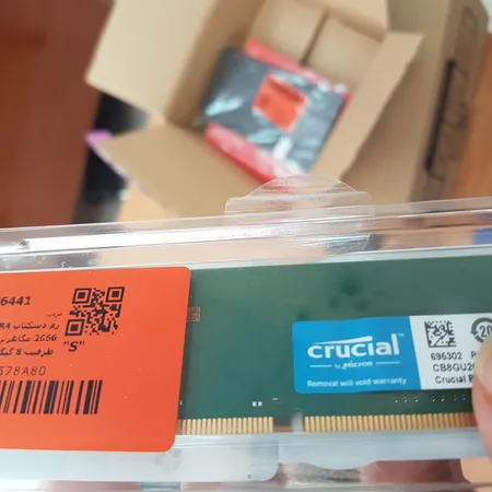 رم دسکتاپ DDR4 تک کاناله 2666 مگاهرتز CL19 کروشیال ظرفیت 8 گیگابایت