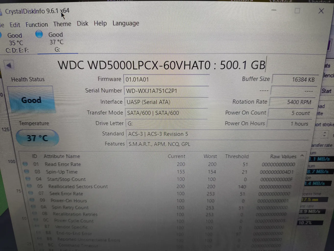 هارددیسک اینترنال وسترن دیجیتال مدل Blue WD5000LPVX ظرفیت 500 گیگابایت