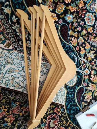 چوب لباسی طرح چوب بسته 6 عددی