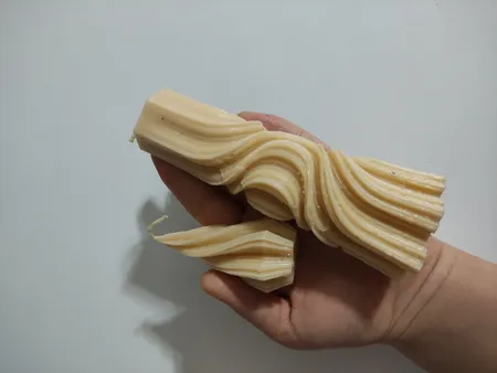 شمع طرح استوانه مدل گلاریس بسته 3 عددی