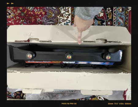 اجاق گاز سفری مدل سه شعله