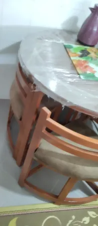 میز و صندلی ناهارخوری 4 نفره گالری چوب آشنایی مدل Ti-005